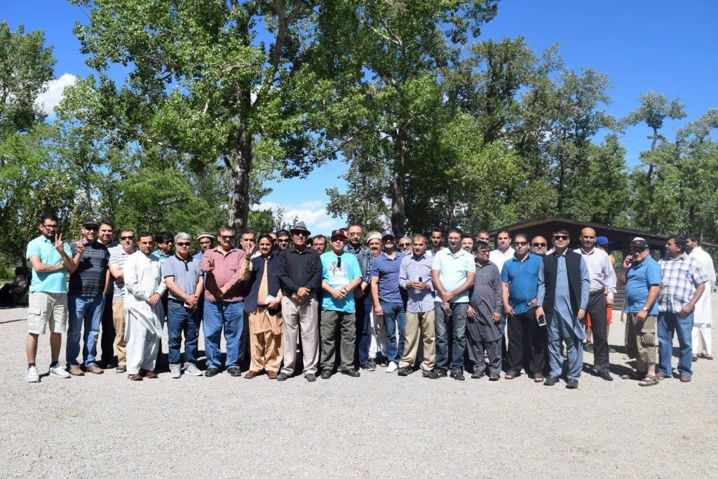 Calgary Pakhtun Eid Milan party in 2018 at Bonus Park Calgary